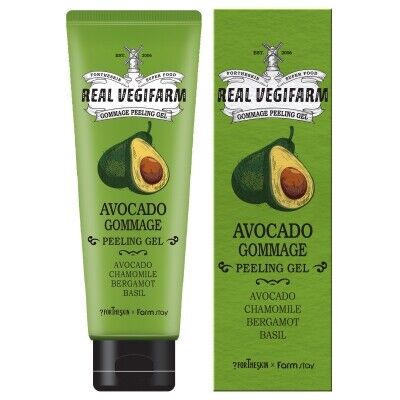 Очищающий пилинг-скатка c экстрактом авокадо Food Real Vegifarm Gommage Peeling Gel-Avocado