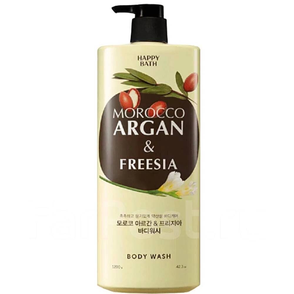 Гель для душа с аргановым маслом и фрезией Morocco Argan & Freesia Happy Bath 1200мл