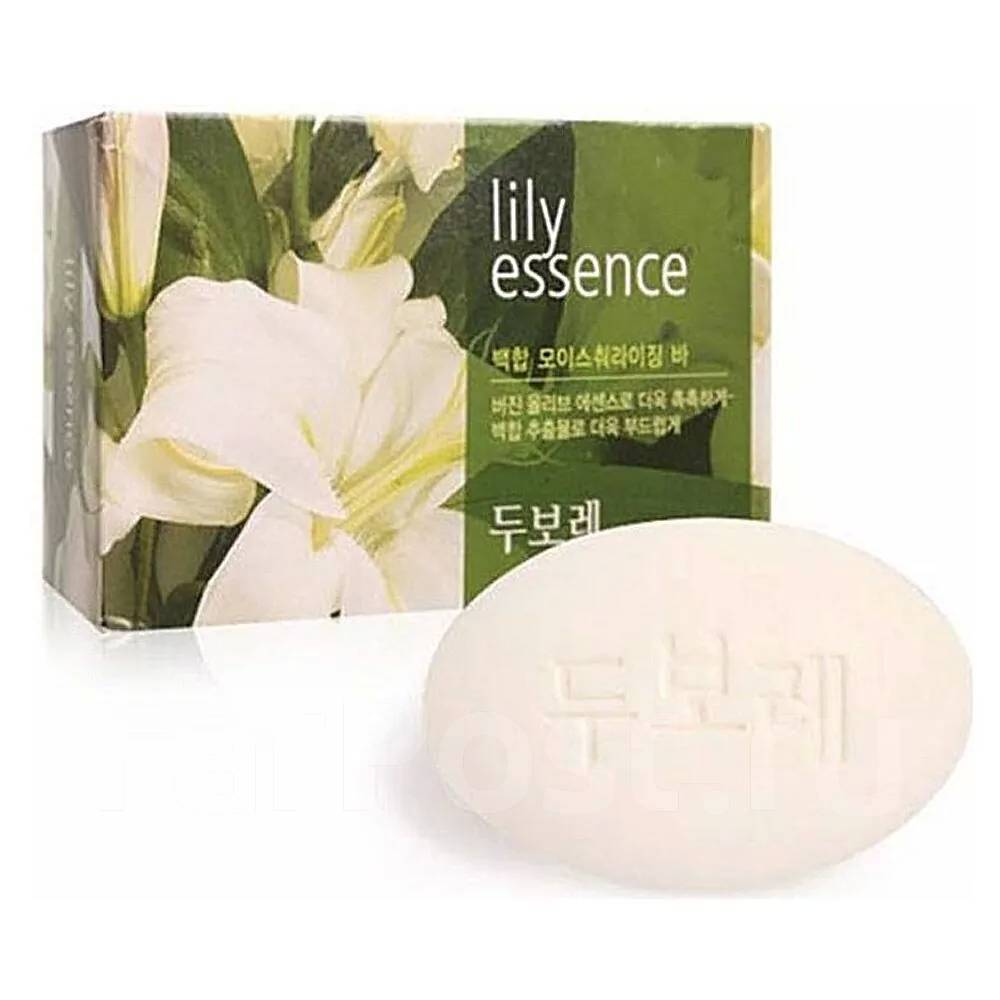 Мыло с экстрактом лилии Happy Bath Happy Bath Dubore Lily Essence 90гр. Ю.Корея