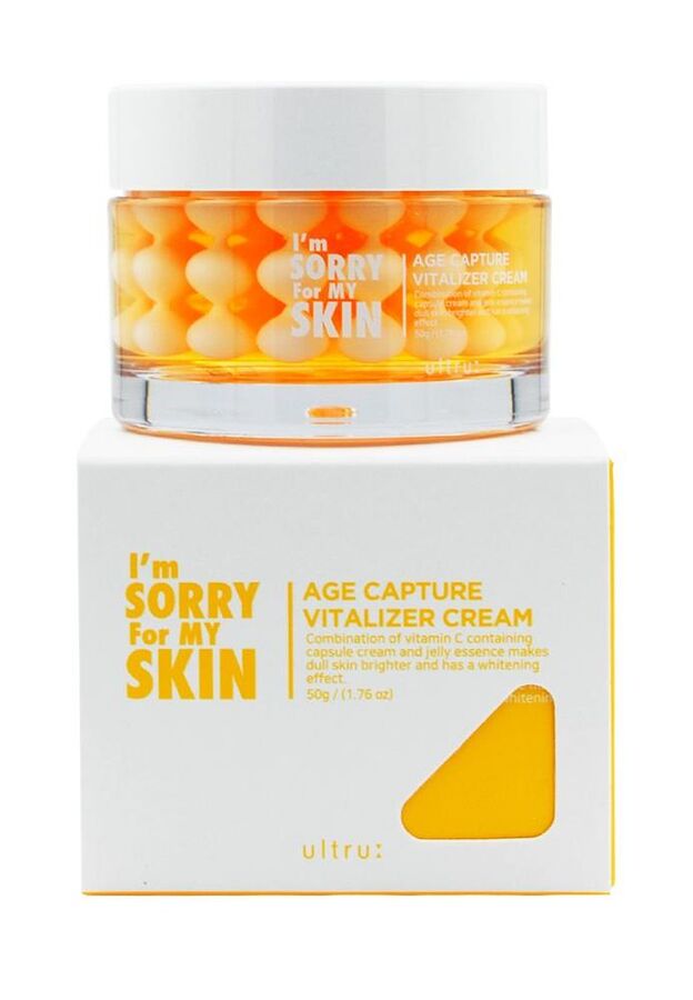 Крем для лица капсульный обновляющий цвет кожи, I'm Sorry For My Skin Cream Age Capture Vitalizer 50