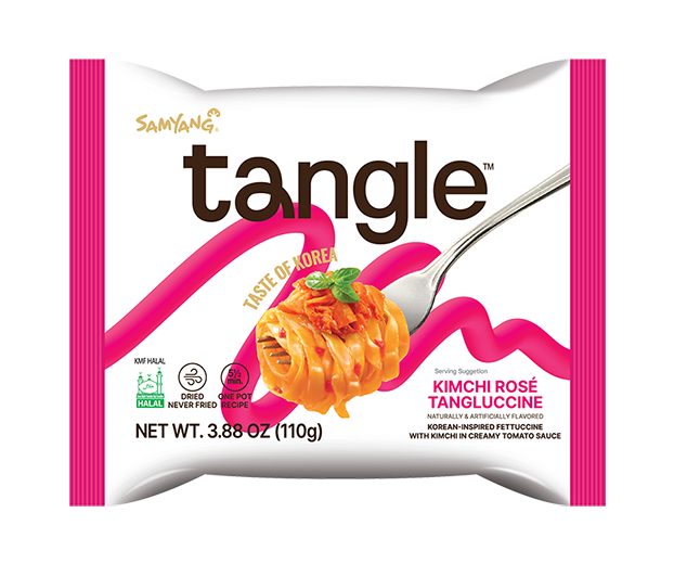 Лапша Samyang Паста Фетучини со вкусом кимчи сливочно-томатном соусе, 110г., пачка, Ю.Корея, Корея