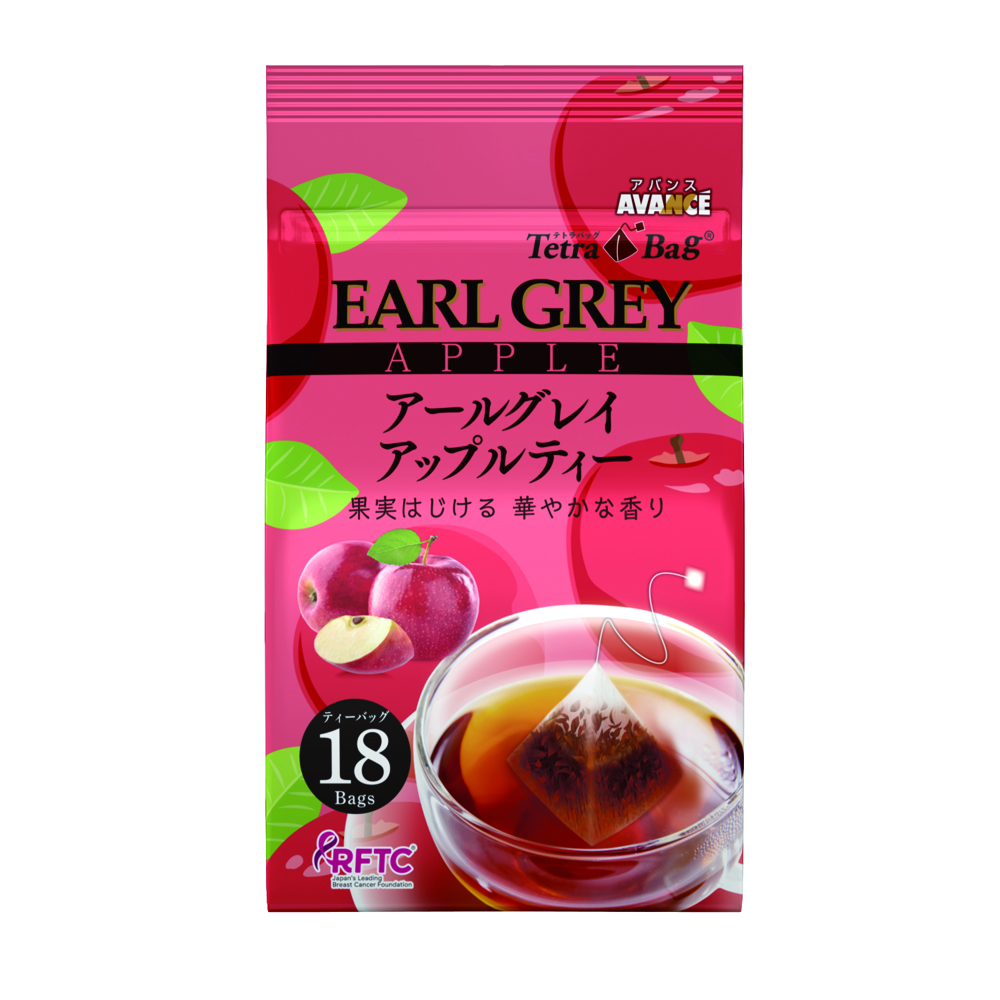 Чай черный с бергамотом и яблоком Earl Grey Apple 1,6г.*18шт. AVANCE  Япония (, Япония