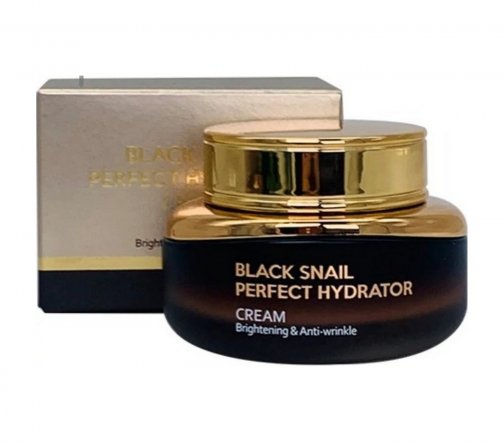 Увлажняющий Крем для лица с муцином улитки, Eshumi Black Snail Perfect Hydrator Cream 55 мл