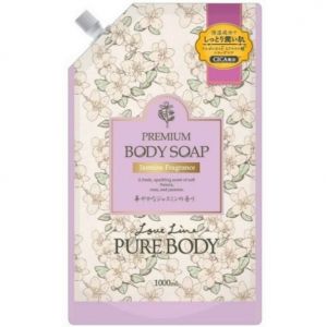 Гель для душа с арган. маслом, гиалуроновой кислотой, коллагеном с аром. жасмина "Mitsuei"  МУ 1000мл