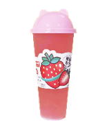 Фруктовый напиток LEQIBIN с соком клубники и кусочками желе 620мл. КНР