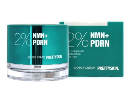 Крем для лица ампульный омолаживающий, PrettySkin Cream Nmn+Pdrn Biotox 50 мл