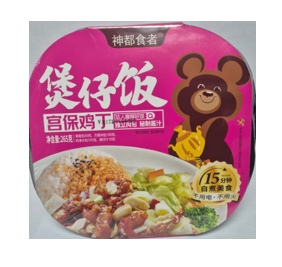 Рис "Самовар" Мишка 265г. Курица Гунбао Wang Zi Feng Fan 265г. КНР, Китай