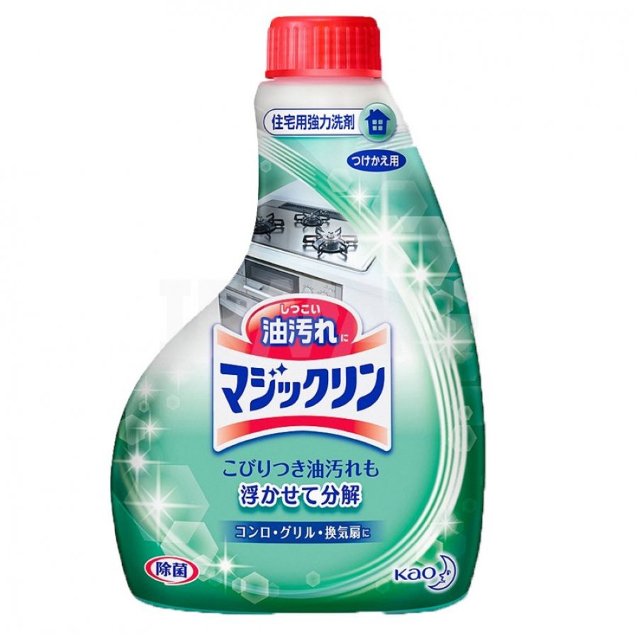 Универсальное средство для очистки кухонных плит (запасной блок) 400 мл KAO "Magiclean"