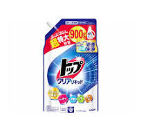 Жидкое средство для стирки цветного и белого белья (м/у) 900 гр "Lion" "Топ - Сила ферментов" Япония