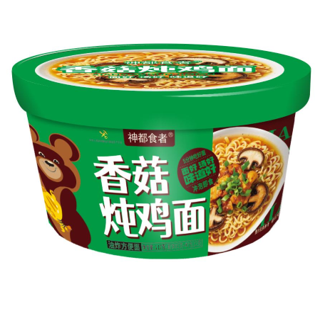 Лапша Мишка со вкусом Тушеной Курицы с Грибами Wang Zi Feng Fan 117г. КНР