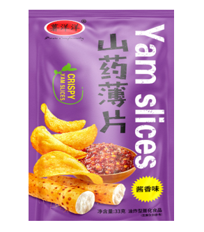 Чипсы из ямса со вкусом соевого соуса Shuyangyang 33г., КНР, Китай