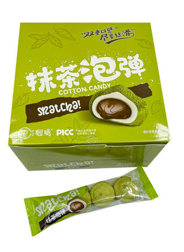 Маршмеллоу с начинкой чая Матча 22г КНР