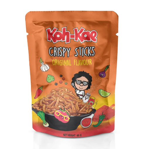 Снек Koh-Kae Хрустящие палочки с оригинальным вкусом 60г. Тайланд, Таиланд