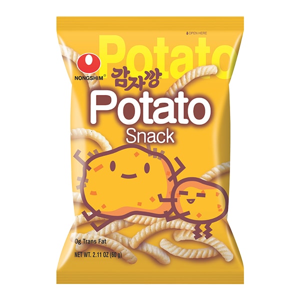 Чипсы Nongshim "Potato Snack" со вкусом картошки 55г., Ю.Корея, Корея