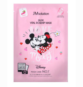 Освежающая тканевая маска Дисней с экстрактом шиповника Disney SELFIE 30 мл., Ю.Корея