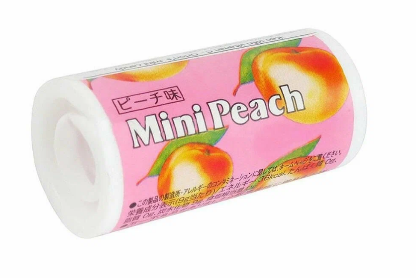 Мини-Конфеты Рамунэ со вкусом персика, Orion Mini Ramune 9г. Япония