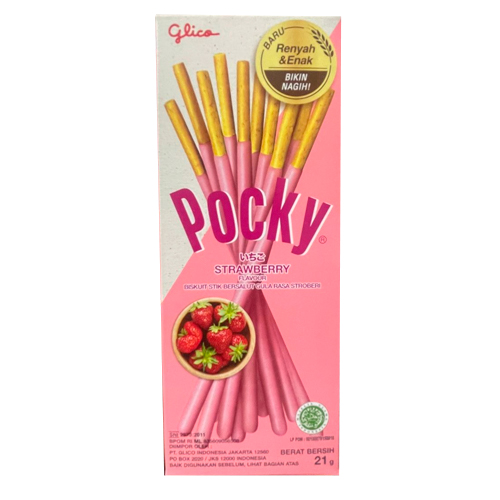 Палочки Pocky Strawberry Mini Box Glico 21г., Индонезия