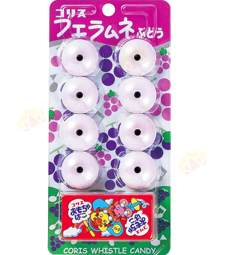 Конфета-свисток Coris Whistle Ramune Candy со вкусом винограда 22 гр. Япония, Япония