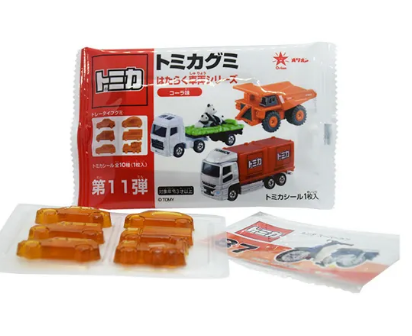 Мармелад Orion Star Tomica Coca-Cola с наклейкой Orion, 25г. Япония, Япония