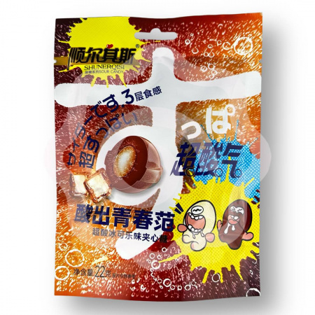 Карамель кислая  SHUNLONG Кола шипучка 22гр. КНР