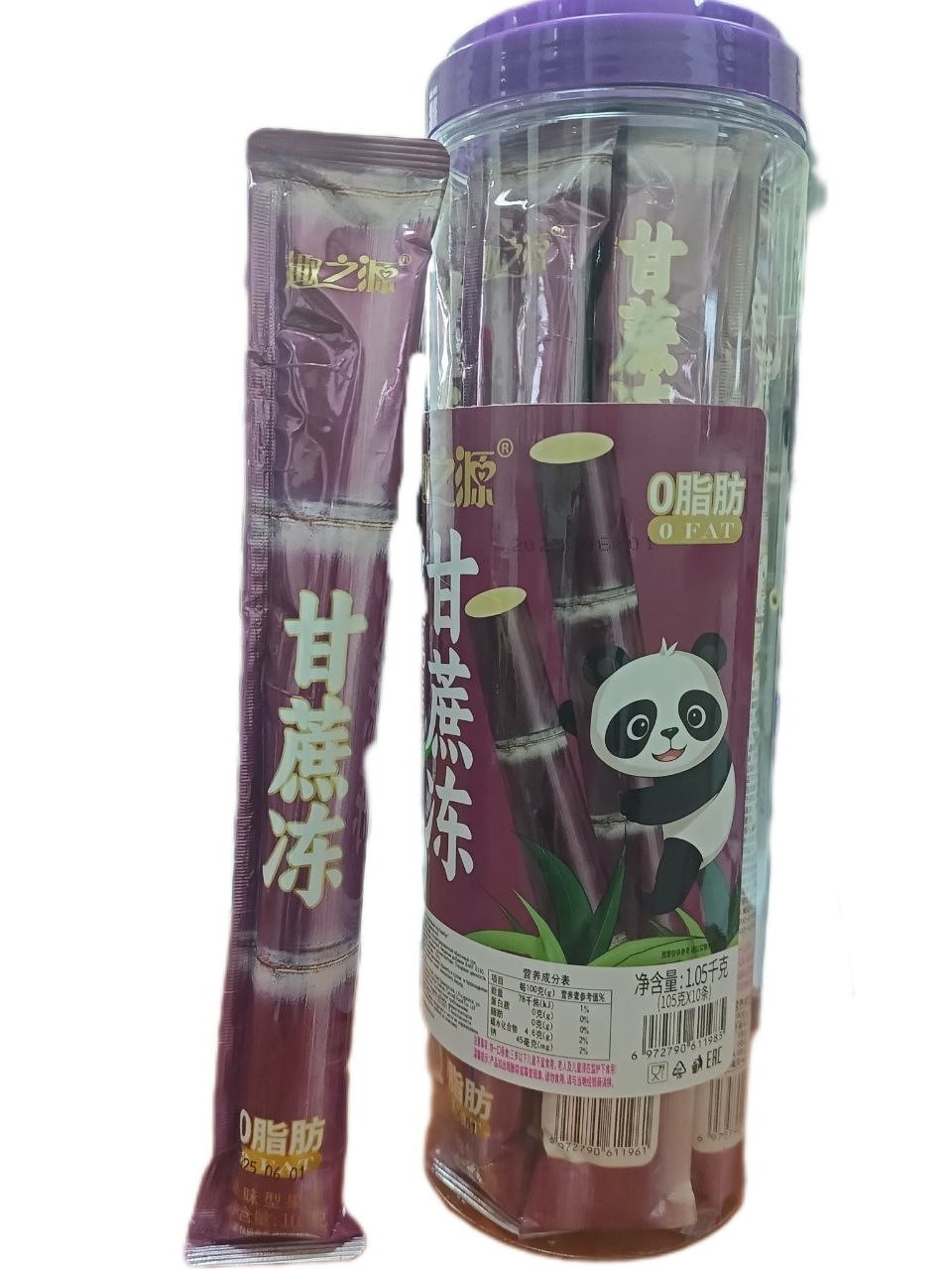 Желе фруктовый лед "Фруктовый лед Бамбук" 105гр КНР