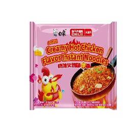 Лапша BaiXiang острая в сливочном соусе с индейкой 112г., КНР