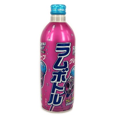 Напиток безалькогольный, газированный GRAPE со вкусом винограда, SANGARIA 500мл., Япония
