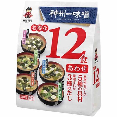 Мисо-суп  Ассорти с белой пастой (12 порций) 193 гр. Miyasaka Япония, Япония
