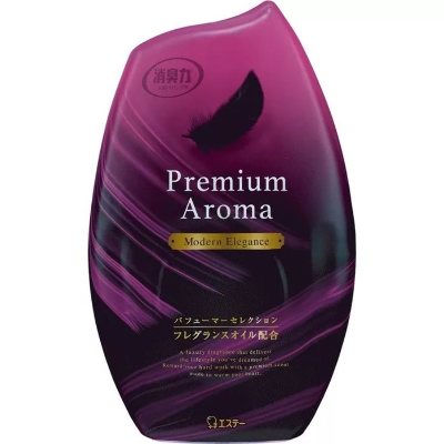 Жидкий дезодорант ароматизатор для комнат с элегантным ароматом бергамота и жасмина Shoushuuriki "ST" 400 мл, Япония