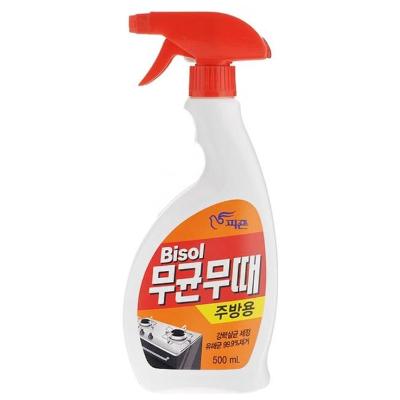 Чистящее супер-эффективное средство для кухни с ароматом лимона, PIGEON - BISOL, 500 мл, Корея