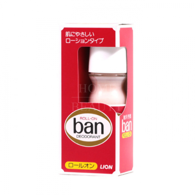 Дезодорант-антиперспирант "Длительная защита" с легким цветочным ароматом, ролик,  LION "Ban", 30 мл, Япония