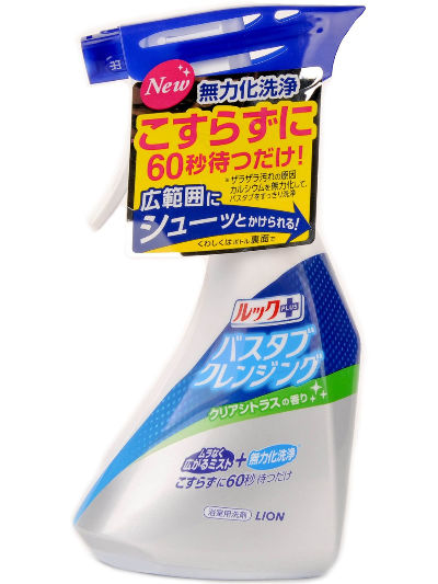 Чистящее средство для ванной комнаты, спрей, быстрого действия (с ароматом цитруса), LION, "Look Plus", 500 мл, Япония