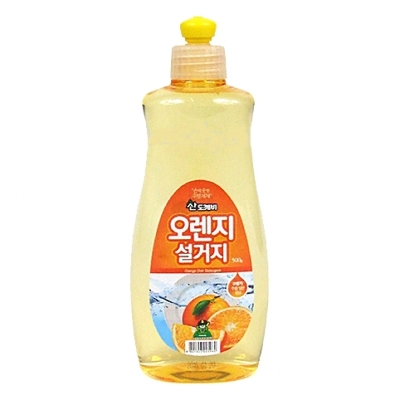 Средство для мытья посуды Апельсин, SANDOKKAEBI, 500 гр, Корея