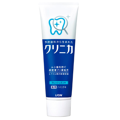 Зубная паста супер-очищающая со вкусом свежей мяты, Lion,"Clinica" "Fresh Mint", 130 гр, Япония