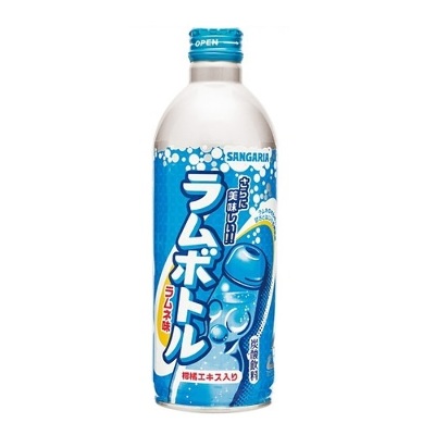 Напиток газированный Лимонад Рамунэ "Ramu Bottle" Sangaria 500мл, 500 гр, Япония