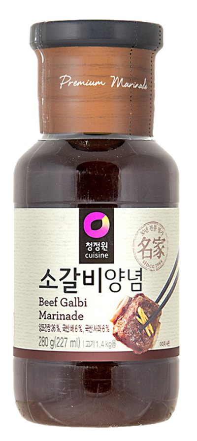 Маринад для говяжьих ребрышек "Beef Galbi Marinade" Daesang 280г. Ю.Корея, 280 гр, Корея