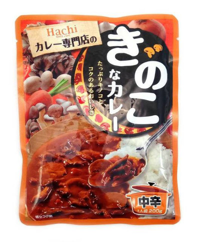 Соус для риса "Карри с грибами" Kinokona Curry Hachi 200г., Япония