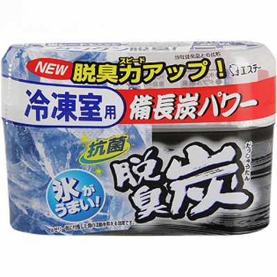 Желеобразный дезодорант "Dashshuutan" с древесным углем "Бинчотан" для холодильника (морозильная камера), ST, 70 гр, Япония