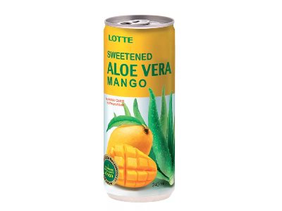 Напиток "Алоэ Вера-Манго" "Aloe Vera Mango" , Lotte 240мл. Ю.Корея, 240 мл, Корея