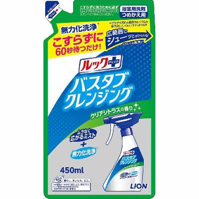 Чистящее средство для ванной комнаты "Look Plus" быстрого действия (с ароматом цитруса) МУ ,LION, 450 мл, Япония