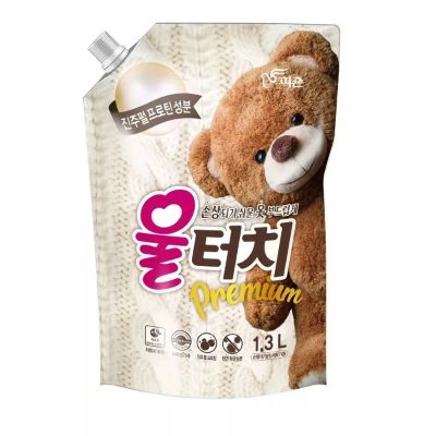Гель для стирки "Wool Touch Soft Pearl" шерстяных и деликатных тканей МУ, PIGEON, 1,3л, Корея