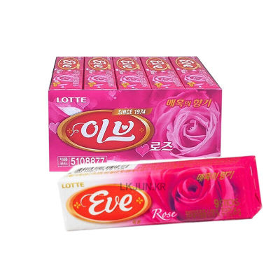 Жевательная резинка LOTTE "Eve" со вкусом розы 26г. Ю.Корея
