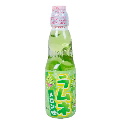 Лимонад Hatakosen Ramune Melon со вкусом дыни 200мл. Япония, 200 мл, Япония