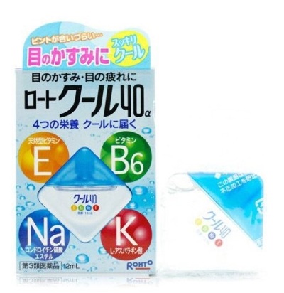 Капли для глаз с витаминами и аминокислотами Rohto Vita 40α / 0538 , 12 мл. Япония, 12 мл, Япония