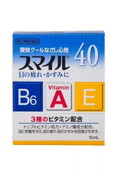 Капли для глаз с аминокислотами и витаминами B6, A, E, с охлаждающим эффектом Lion SUMAIRU 40 EX 15м. Япония, 15 мл, Япония