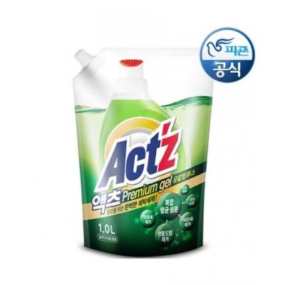 Концентрированный гель для стирки белья  (аромат эвкалипта) МУ,  "Act’z Premium Gel" , PIGEON  1л., Корея