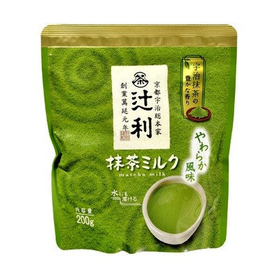 Чай Матча "Латте" с молоком -мягкий вкус, Tsujiri Kyoto latte Matcha Milk 190г., Япония