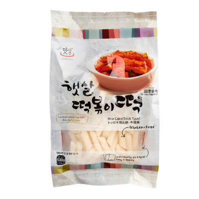 Рисовые клёцки "Rice Cake (Stick Type)" для токпокки Matamun, 600 гр, Корея