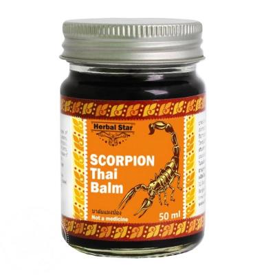 Бальзам "Scorpion thai balm" с ядом скорпиона , Herbal Star, 50 мл, Таиланд