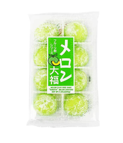 Моти "Японская Дыня" Melon Daifuku Mochi, Kubota Seika, 225 гр